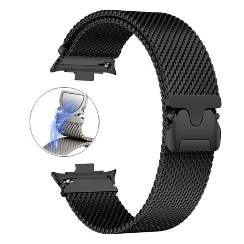 For vivo Watch GT 2 / iQOO Watch GT 2 Magnetic Parachute Milanese Titanium Alloy Watch Band(Black)