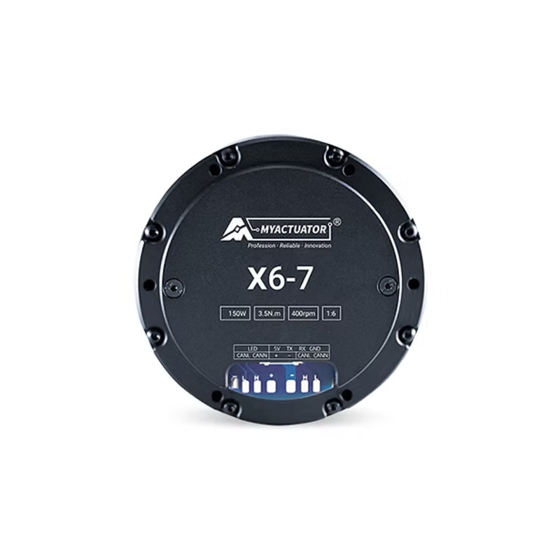 MyActuator RMD-X6-7 Planetary Servo Actuator, 48V, 400RPM, 3.5Nm Torque, CAN/RS485, High-Precision for Robotics and Automation