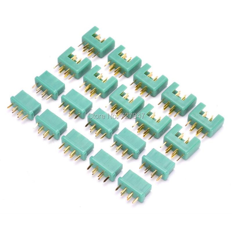 New MPX Connectors plug - 24K Goldplated pin 40Amp RC aeromodelling field FPV Accessories RC Tools Parts 5 pairs