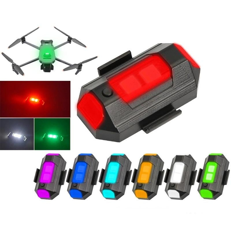 Universal Drone Strobe Lights LED Lamp for DJI Mavic 3/2/MINI 3 Pro/Air2/2S/MINI 2/SE Signal Indicator Turn Lights Strobe Light 1 set