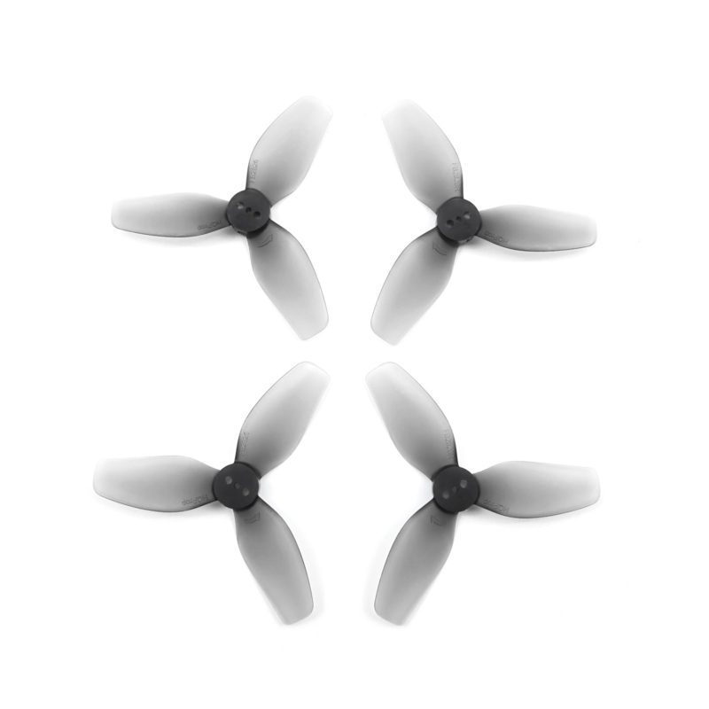 HQProp FB2826 Grey Poly Carbonate Propeller Set (2CW+2CCW), 2.8in Dia, 2.6 Pitch, 3-Blade
