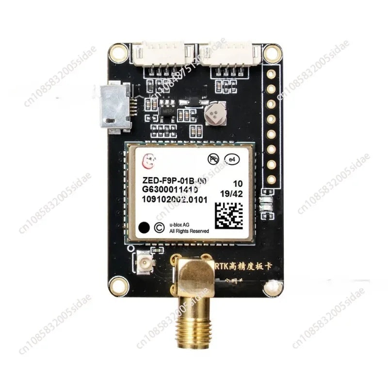 ZED-F9P-01B-01 GNSS Development Board USB-C RAWX 1-20Hz UART1 GH1.25-6P SMA/U.FL Antenna