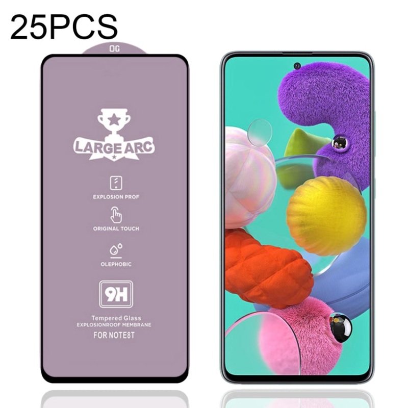 25 PCS 9H HD Alumina Tempered Glass Film For Samsung Galaxy A51 / A52 / A53