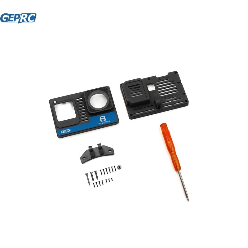 GEPRC Naked GoPro Hero 8 Case - Suitable For Installing Additional Camera Frame Kits DIY RC FPV Quadcopter Freestyle Drone