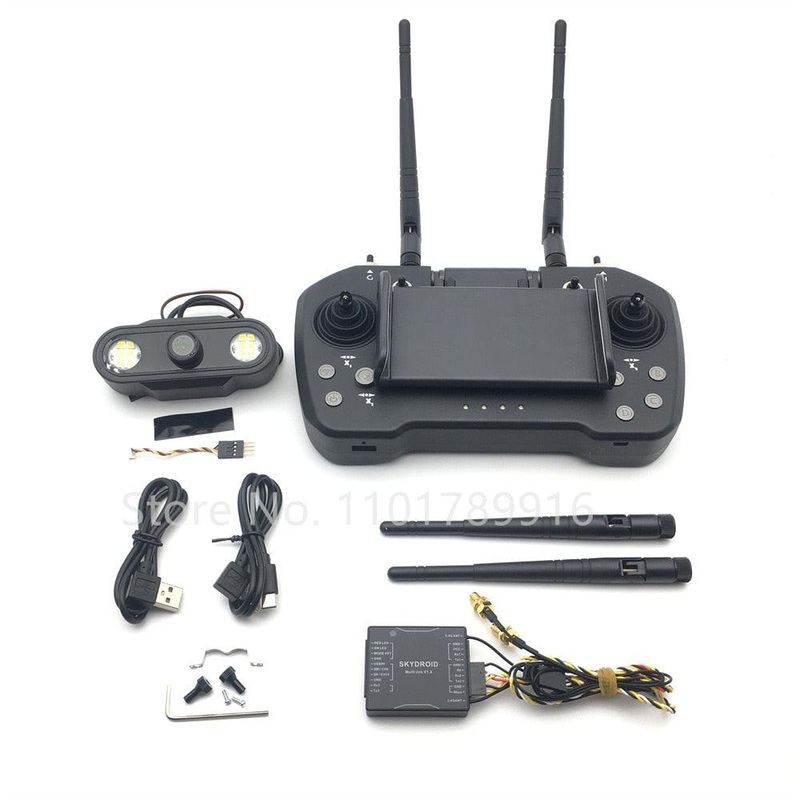 JIYI K++ K3A Pro Flight control Skydroid T12 Remote Control with Three-body Camera for agricultural drone remote control kit T12