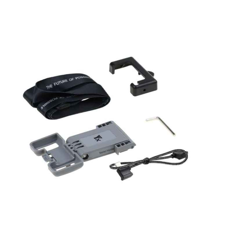 YX Adjustable Tablet Holder For DJI RC-N Remote Controller USB-C Cable Set Gray