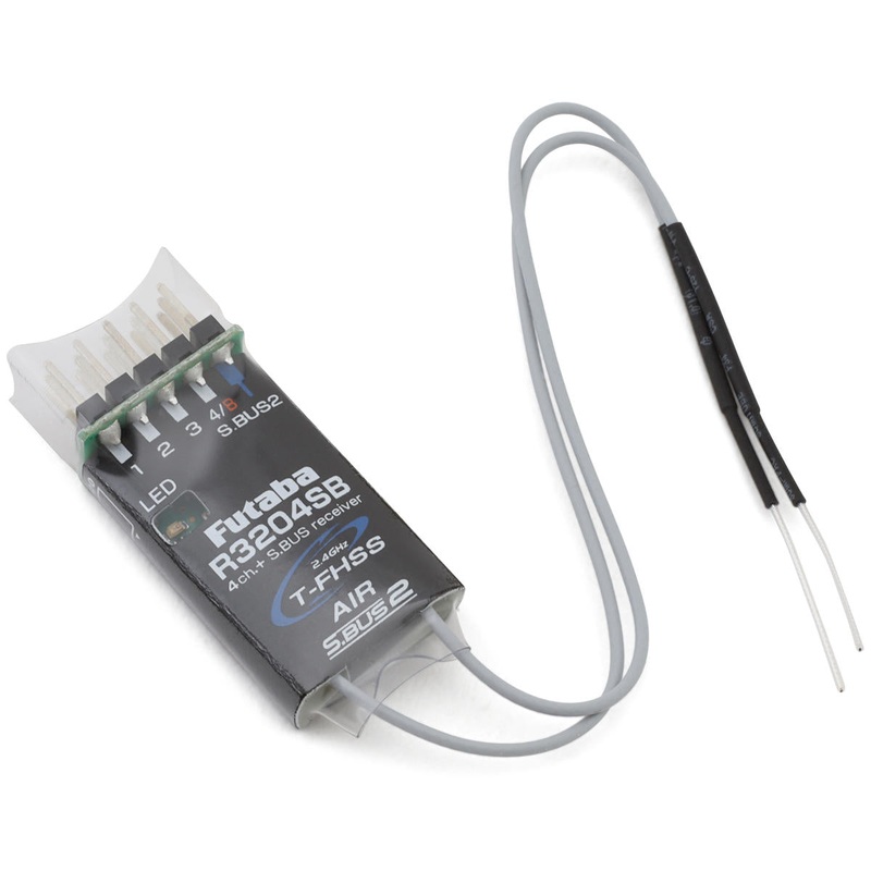 Futaba R3204SB 2.4GHz 4-Channel T-FHSS S.BUS2 Air Telemetry Receiver