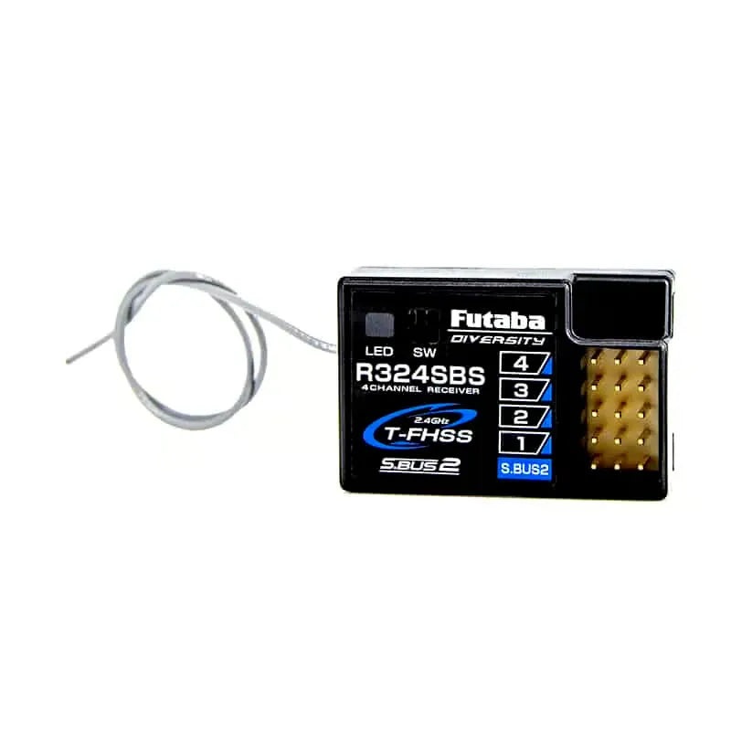 Futaba R324SBS 4-Channel T-FHSS S.Bus2 Receiver, 3.77.4V, Compact Telemetry RX for RC Surface Models