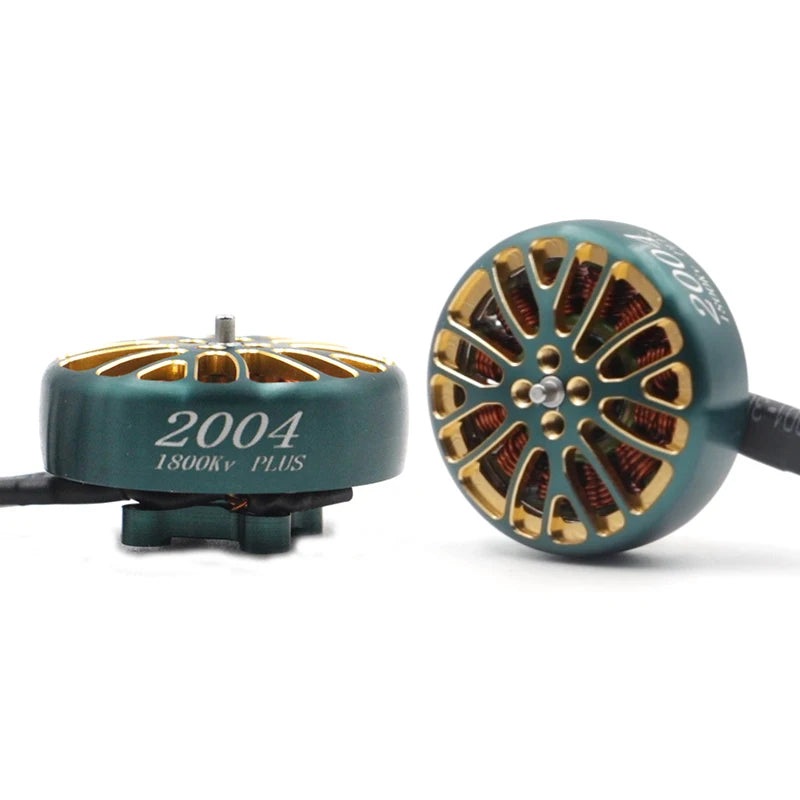 LANNRC 2004 PLUS 1800KV / 2500KV / 3000KV 36S Brushless Motor for 3.55 Inch FPV Drones 1.5mm Shaft, 16.5g 1PC 2004 1800KV
