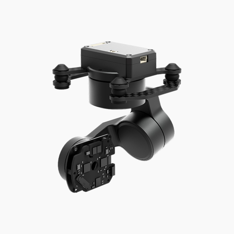 XF C-40T 3-Axis Gimbal, 40 g Payload, +/-0.05 Accuracy, 7.4 ~ 26.4 VDC, UART/MAVLink/S.BUS/CRSF/PWM