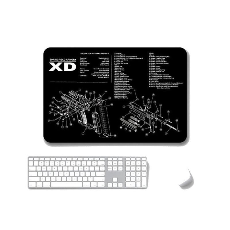 2 PCS Heat Transfer Non-Slip Single-Sided Office Gaming Mouse Pad 2mm(SPS-XD)