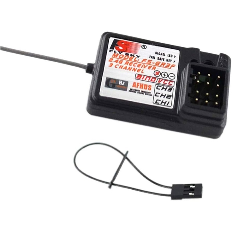 Flysky FS-GR3F 2.4G 3CH RC Receiver - For FS GT3B GT2 GT3C GT2B I6 T6 TH9X I10 With Failsafe