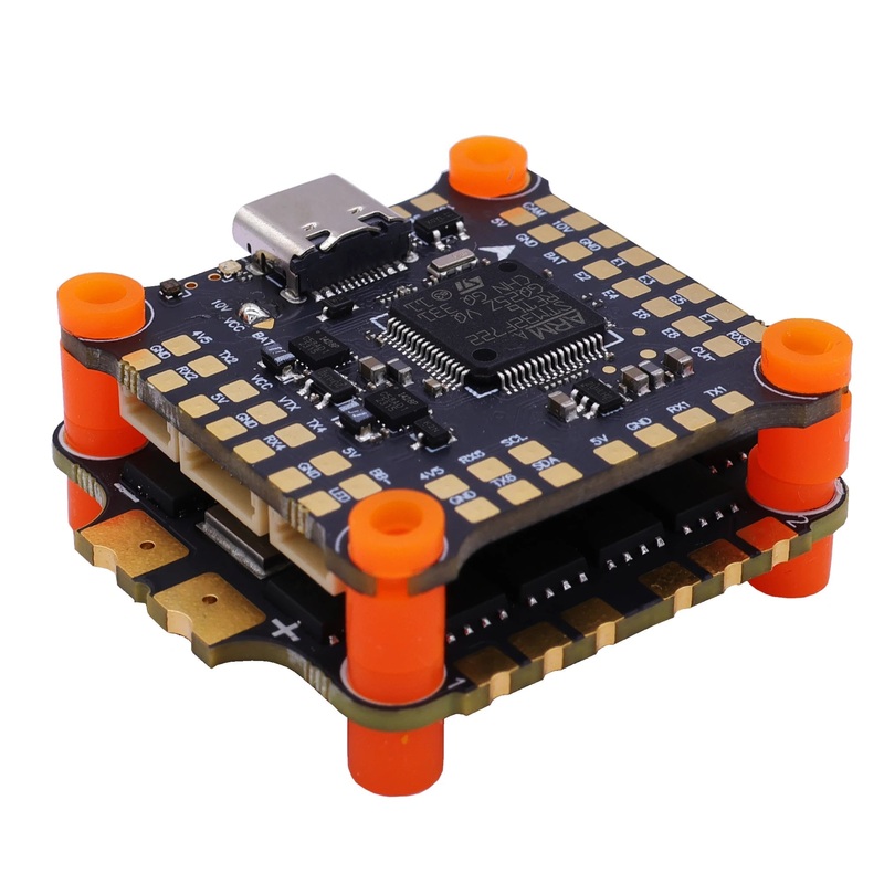 HAKRC F722 V2 Stack For FPV Drone 26S Flight Controller with 45A / 50A / 60A / 65A 4-in-1 ESC (8Bit / 32Bit)