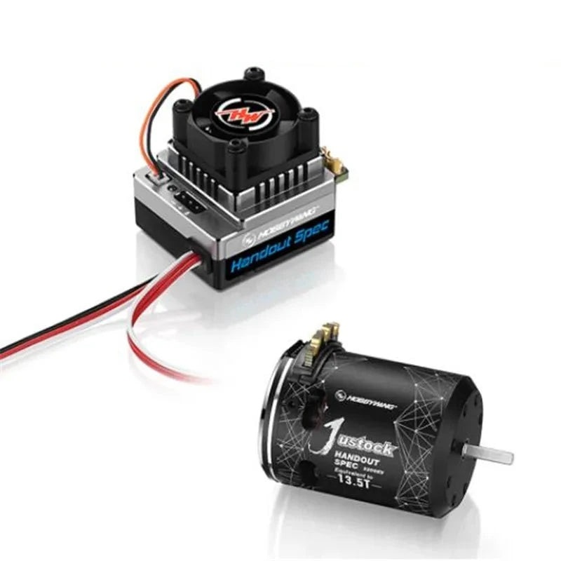 HOBBYWING XERUN XR10 Justock G3 - Handout 60A 13.5T 17.5T 21.5T Sensored Brushless ESC Motor Combo for 1/10 RC Drift Racing Car Truck 60A ESC