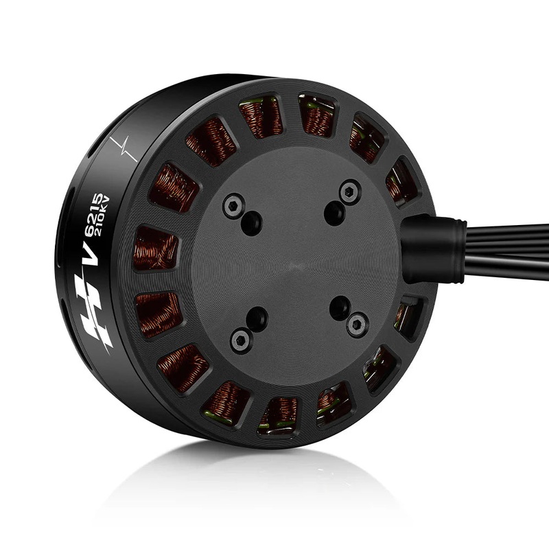 Hobbywing XRotor V6215 210KV 12S VTOL Motor, IPX5, 13.8kg Max Thrust @46V, 3733W
