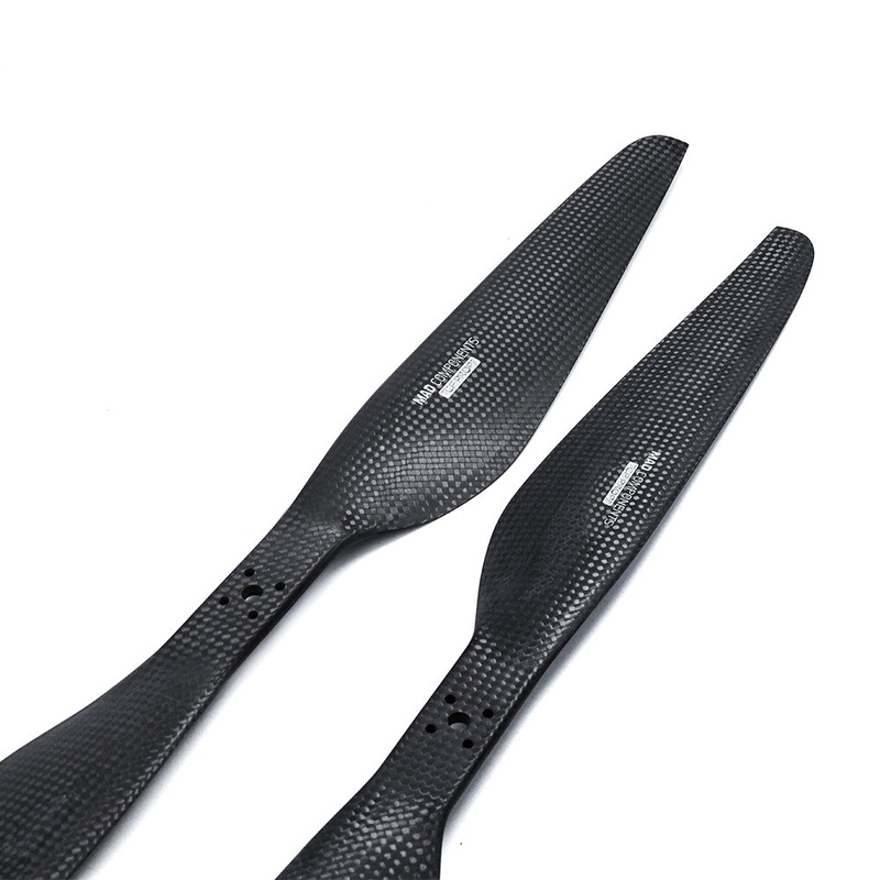 MAD FLUXER Pro 27x8.1 Inch Matte Carbon Fiber Propeller (CCW) - 685.8x205.7mm, 69g