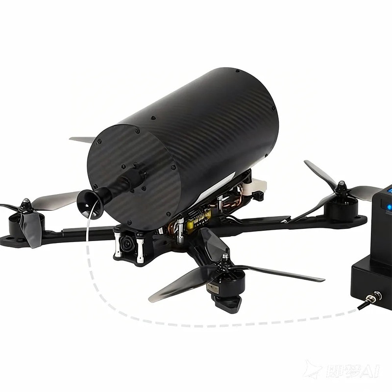 UOF5 5km Fiber Optic Drone Cable Spool for FPV Ultra-Light Anti-Interference