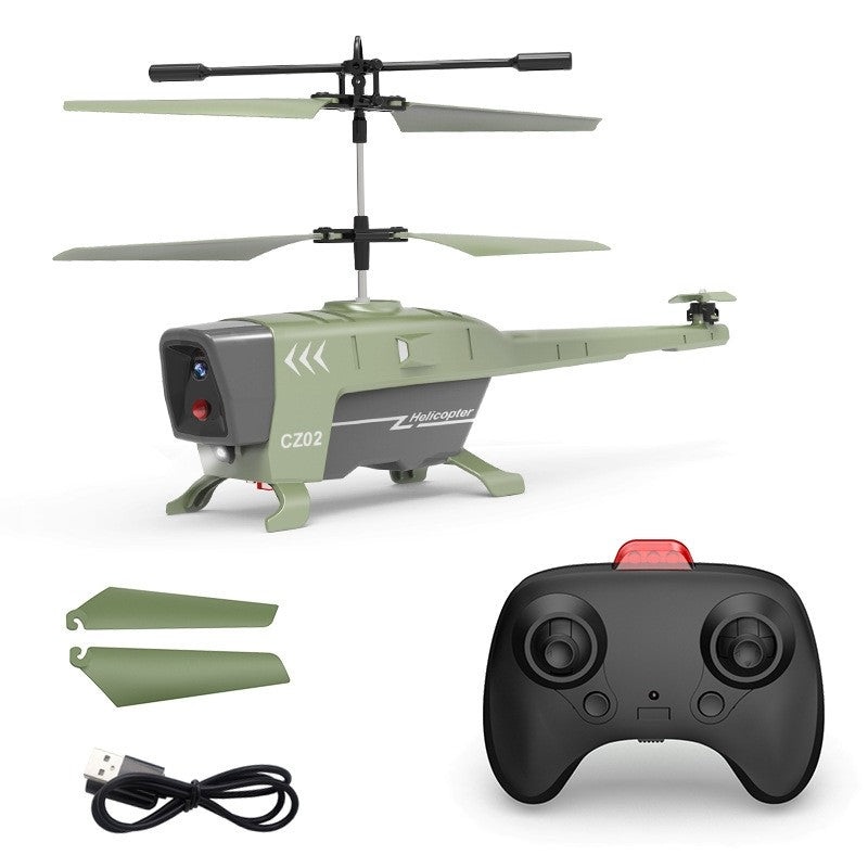 CZ02 Rc Helicopter - 3.5Ch 2.5Ch Rc Plane 2.4G Rc Helicopters for Adults Obstacle Avoidance Electric Airplane Flying Toys for Boys gray 2.5CH
