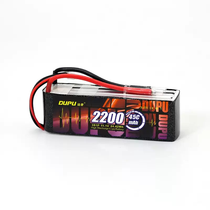 DUPU 3S 45C / 6S 80C 2200mAh Drone LiPo Battery for RC Helicopter, Airplane, Toys