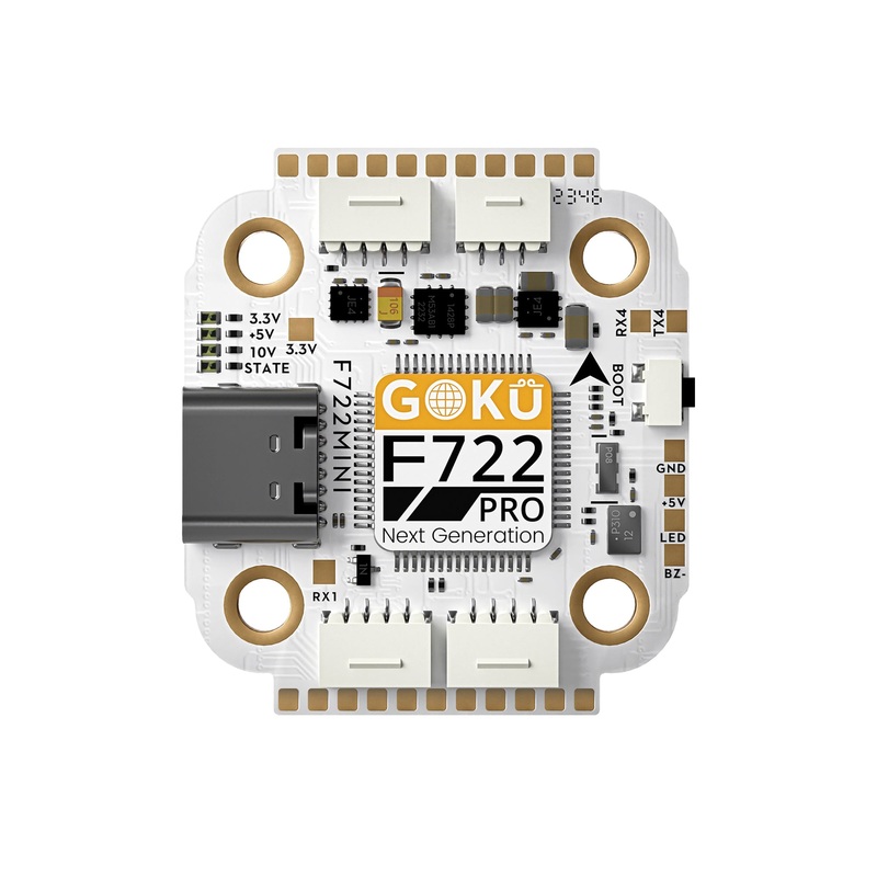 FLYWOO GOKU F722 PRO Mini V2 20x20 Flight Controller Plug&Play O4 / O4 Pro, STM32F722, 16MB Blackbox