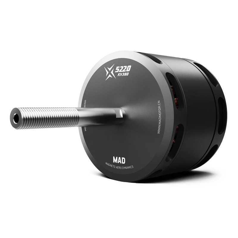 MAD X5220 (Long) IPE eVTOL Airplane Drone Motor 220KV/380KV, IP35, 12.1kgf Max Thrust