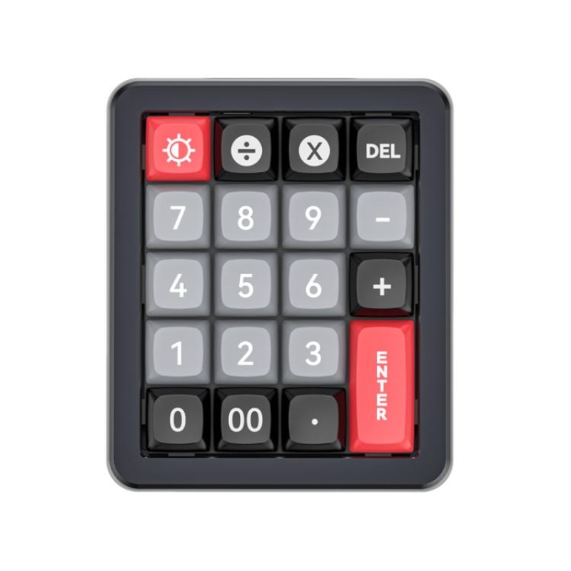 MKESPN K812 GASKET Aluminum Alloy RGB Hot-Swap Customized Wired Mini Mechanical Gaming Keyboard(Black)