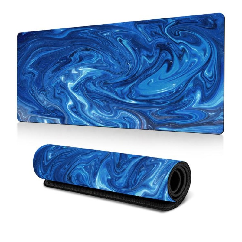 Large Abstract Mouse Pad Gamer Office Computer Desk Mat, Size: 400x900x2mm(Abstract Fluid 31)