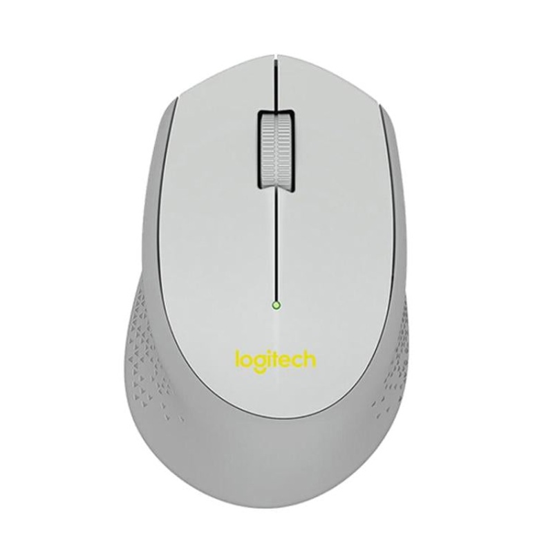 Logitech M280 2.4GHz 3-keys 1000DPI Wireless Optical Mouse, Wireless Range: 10m (Grey)