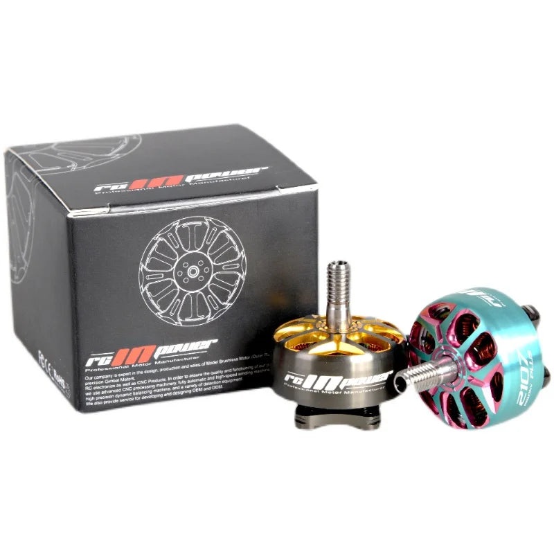 RCINPower GTS V3 2107 Plus 1980KV / 2080KV / 2480KV 46S FPV Brushless Motor for Racing Freestyle Drone 1pc 2480kv Pink