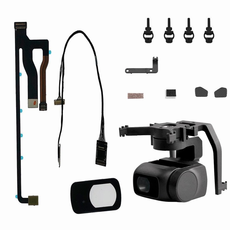 Replacment for DJI Mavic Mini / SE Gimbal Camera Part Empty Gimbal Motor Signal PTZ Cable Lens UV Glass 3 IN 1 Flat Cable Used Empty Gimbal
