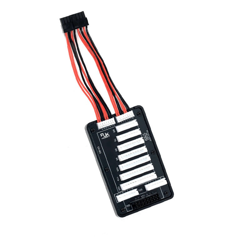 RJX 6S-12S Lithium Battery Balance Charging Board, MX3.0 to XH Plug Charger Extension Adapter Plate