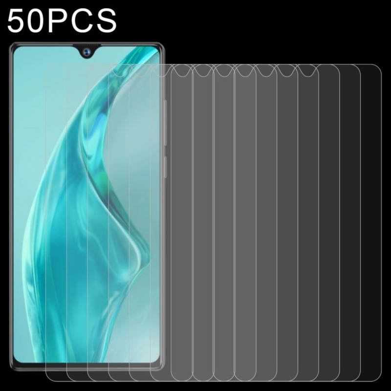 50 PCS 0.26mm 9H 2.5D Tempered Glass Film For Cubot P50