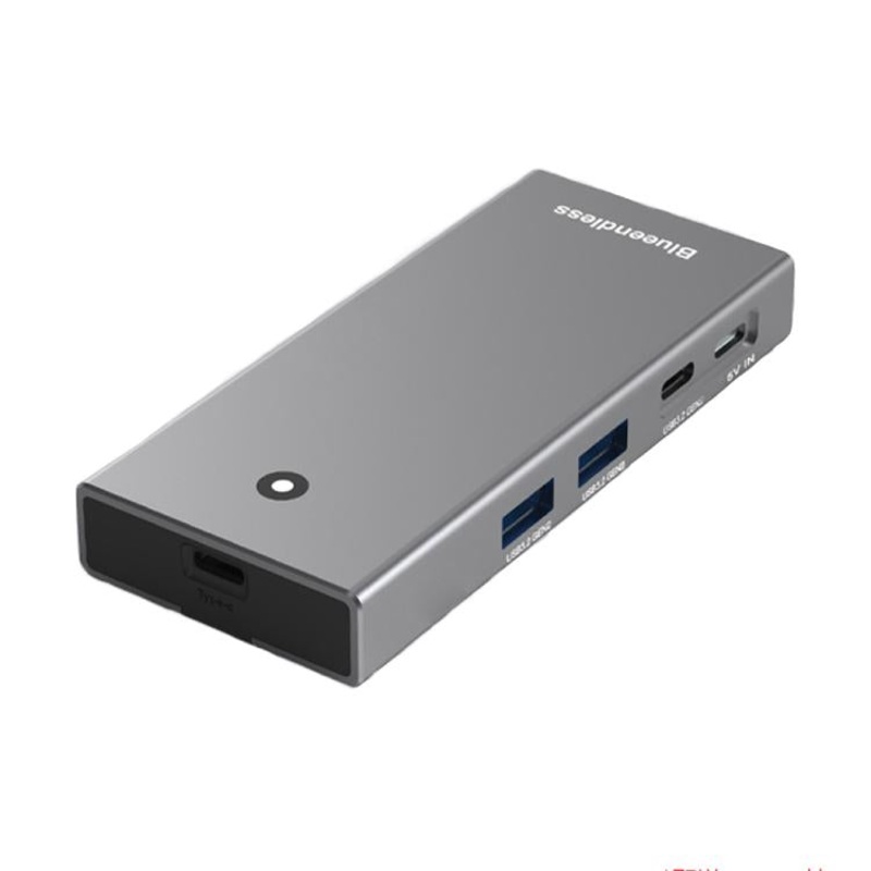 Blueendless M.2 Nvme/Sata Dual-Protocol Hard Disk Box HUB USB 10G x 2 + Type-C 10G + 5V2A