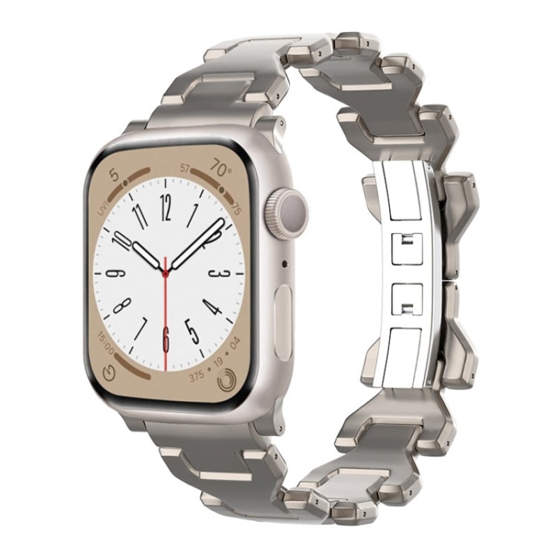 For Apple Watch 38mm Y Type Pure Titanium Watch Band(Titanium)