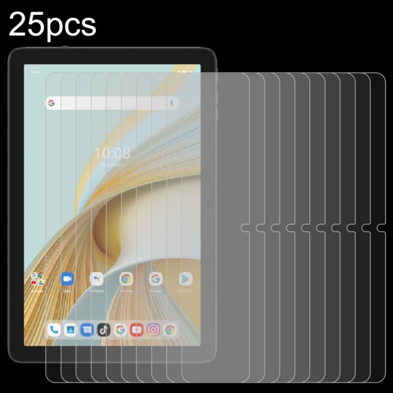 For VORTEX ZTab10 10.1 25pcs 9H 0.3mm Explosion-proof Tempered Glass Film