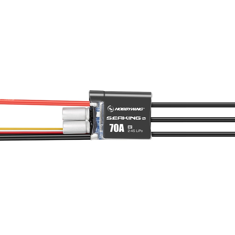 Hobbywing SeaKing Pro 70A G2 Boat ESC 2-4S LiPo Sensorless Brushless IP55 for Mini ECO Hydro Mono
