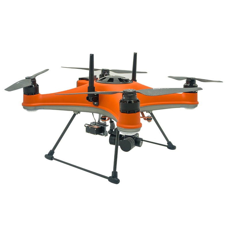 Swellpro Splash Drone 4 - IP67 Waterproof Platform 30Minutes 5KM Distance 2KG Payload 720P 30FPS Multifunctional Waterproof Fishing Drone