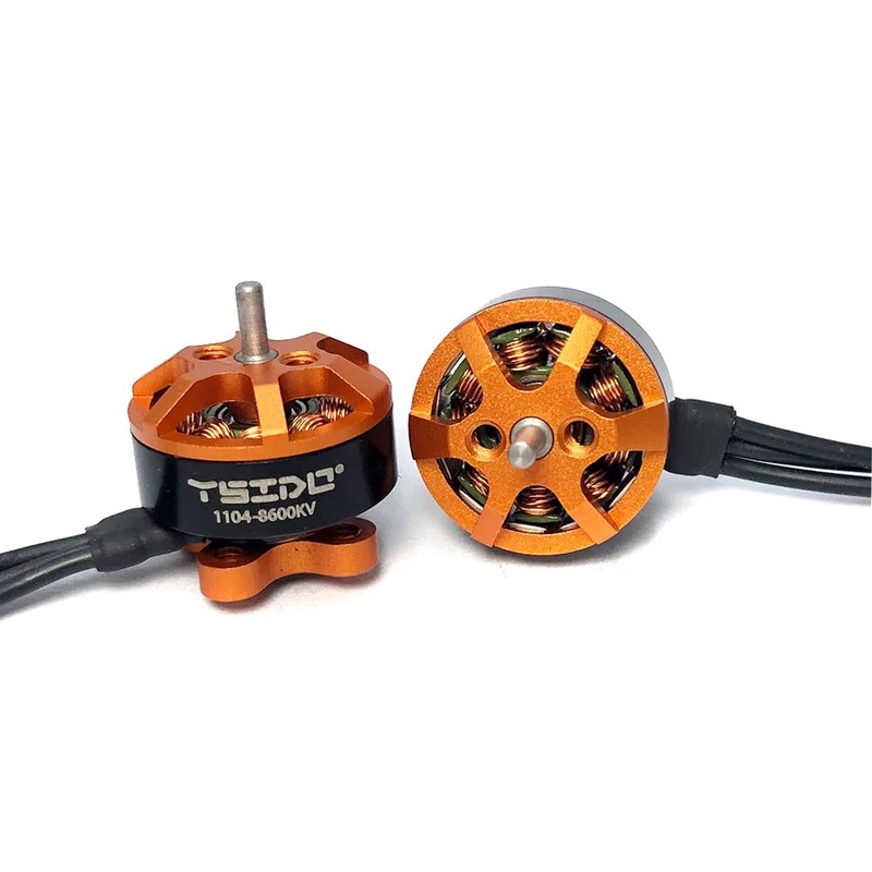 YSIDO 1104 7500KV / 8600KV 1S 2S Brushless FPV Motor for 2.0 to 3.0 Inch 90mm to 110mm Racing Drones 4Pcs 1104 7500KV