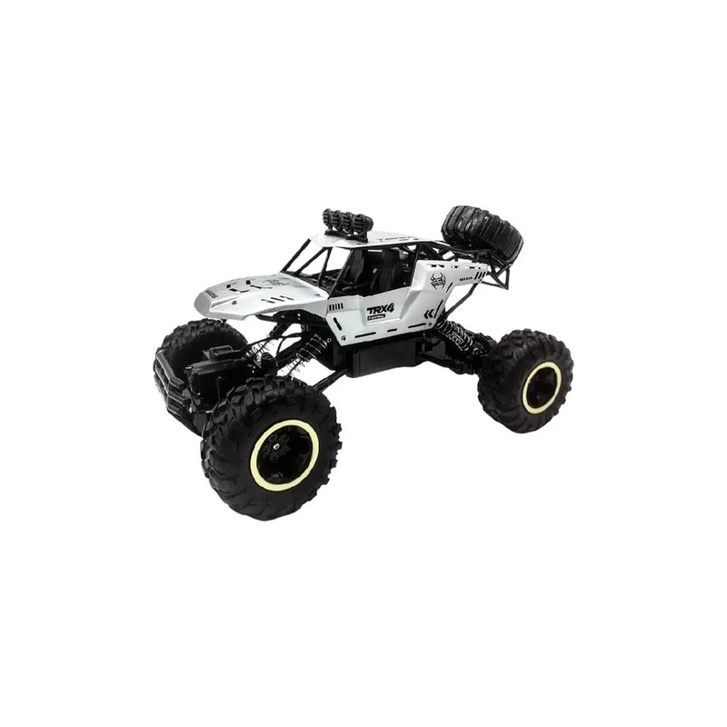 ZWN RC Car - 1:12 / 1:16 4WD With Led Lights 2.4G Radio Remote Control Cars Buggy Off-Road Control Trucks Boys Toys for Children 37CM Black 1B Alloy