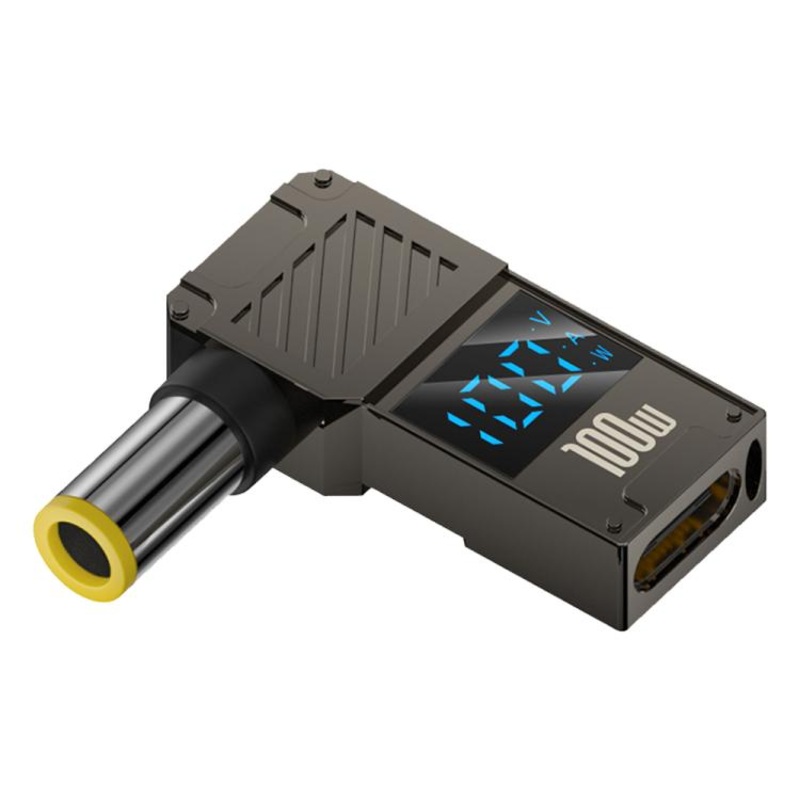 100W Computer Charging Digital Display Adapter, Specification:Type-C to 7.9x0.9mm