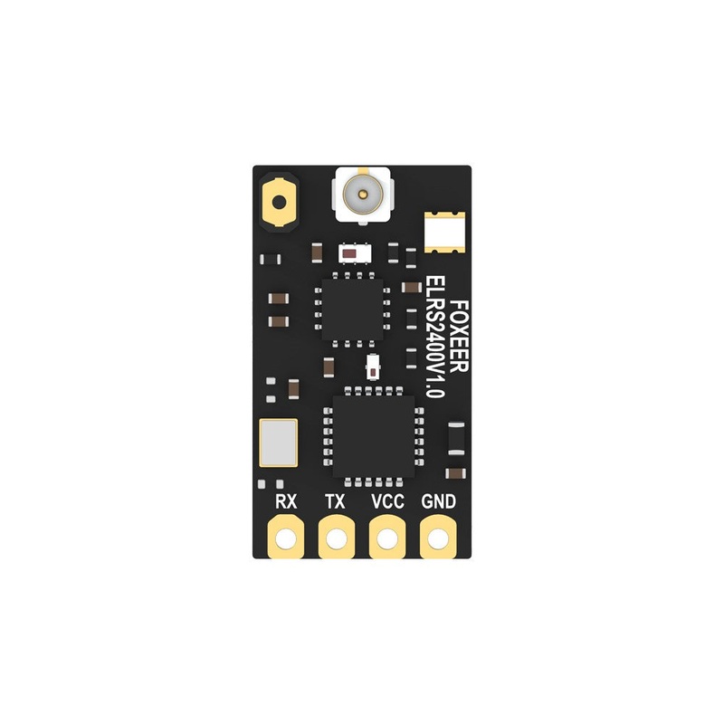 Foxeer ELRS 2.4G Receiver PA+LNA (ELRS2400V1.0) ESP8285+SX1280, RGB LED, UFL, 0.7g