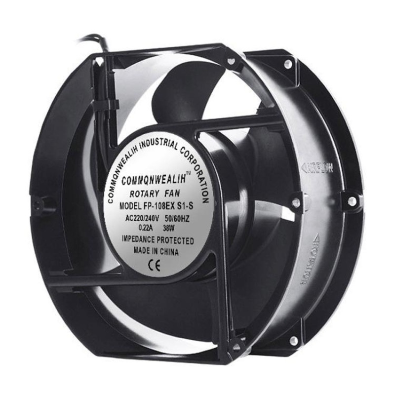 FP-108EX-S1-S 38W Axial Flow Fan Industrial AC Charging Pile & Electric Control Box Cooling Fan, Spec: 220V