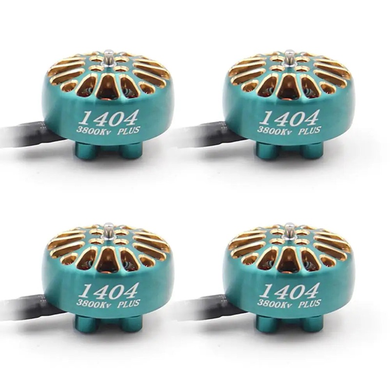 LANNRC 1404 Plus 3800KV / 4600KV 2-4S Brushless Motor for 24 Inch FPV Toothpick Drones 4PCS KV4600