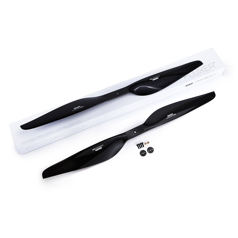 MAD FLUXER Pro Shine 27x8.8in Glossy Carbon Fiber Propeller, 685.8x223.52mm, 92g
