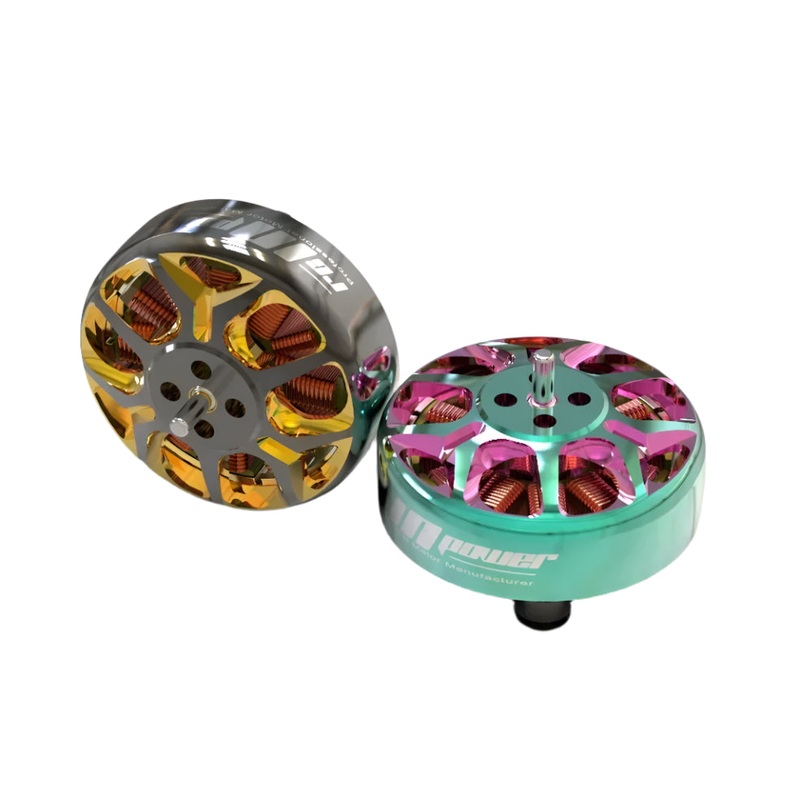 RCINPOWER GTS V3 1804 2450KV 3450KV 3-Inch FPV Brushless Motor for Ducted Cinewhoop RC Drone 4PCS (Gold/Green) 4PCS 3450KV Gun gold