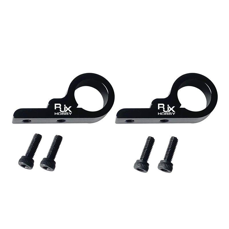 RJX 2pcs Aluminum Alloy 10mm Fuselage Tripod Connector, 9-Shape Carbon Board/Tube Connection Joint