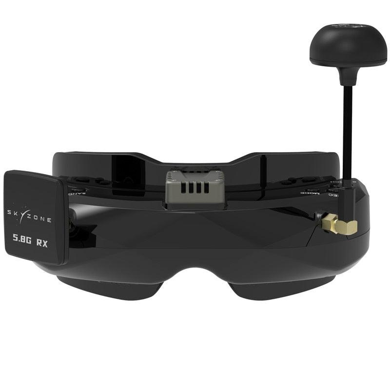 SKYZONE SKY02O FPV Goggles - OLED 5.8Ghz SteadyView Diversity RX Built DVR HD AVIN/OUT RC Racing FPV Camera Googles Drone White