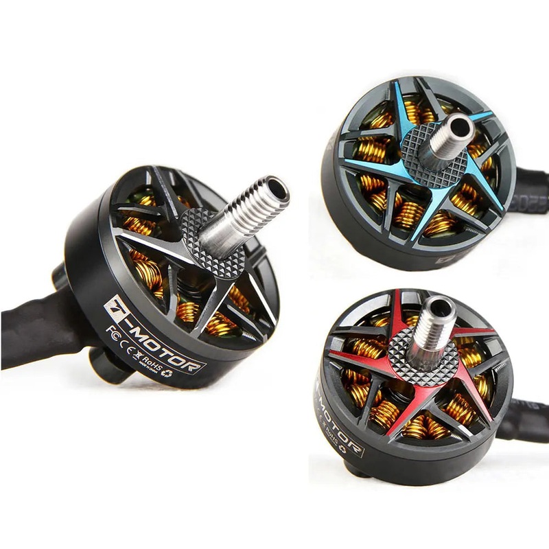 T-Motor F60 Pro IV V2.0 1750KV 1950KV 2550KV 4-6S Brushless Motor for FPV Racing Drone 4PCS 2550KV Red