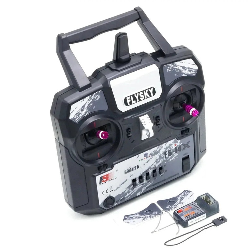 Flysky FS-i4X 2.4G 4ch RC Transmitter with FS-A6 Receiver For RC Helicopter Plane Drone Mode 1 Right Hand
