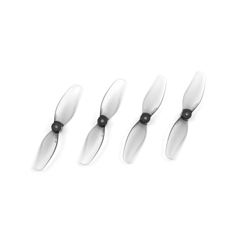 HQ Ultralight Whoop Propeller 1.2x1 (31mm) Grey Set (2CW+2CCW) PC 2-Blade 1mm Shaft Grey